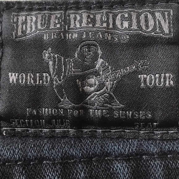 True Religion dark black skinny jeans - Picture 3 of 5